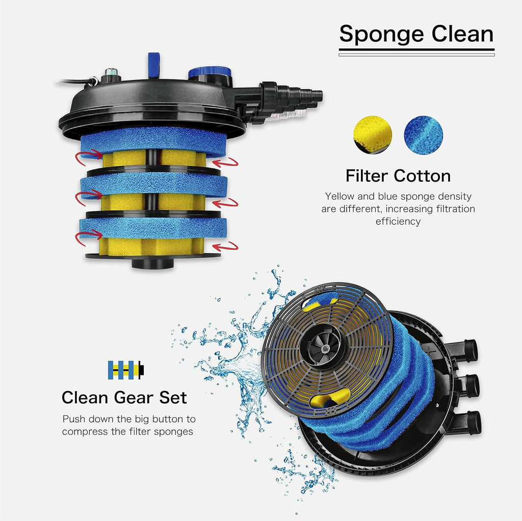 Pond Filter 2700-8000 Gallons 30000L